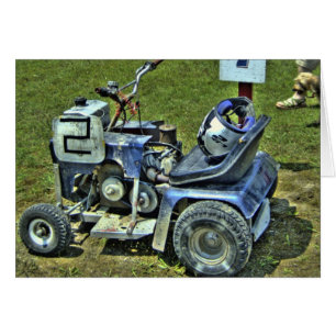 Lawnmower Racing Card #3 - Blank