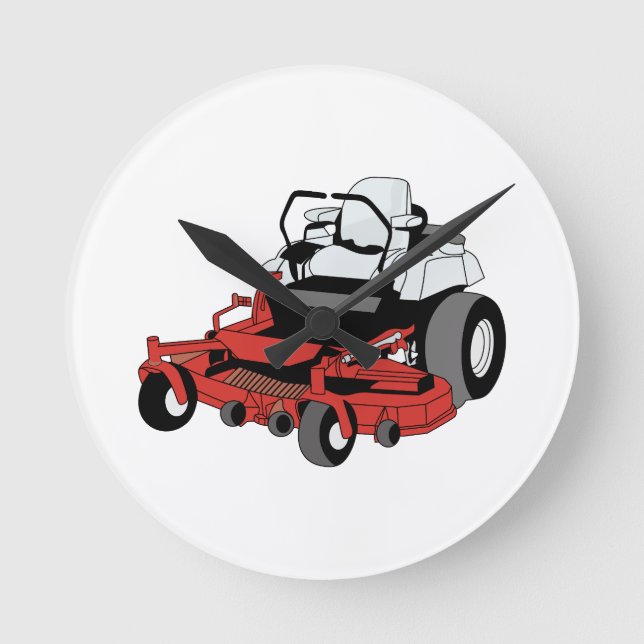 Lawnmower Round Clock (Front)