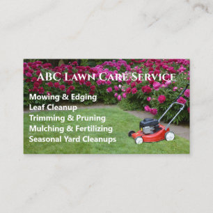 Lawnpro Premium Service Business Card
