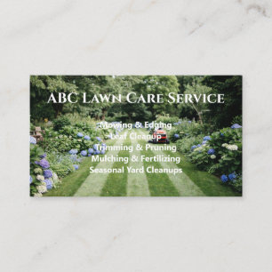 Lawnpro Premium Service Business Card