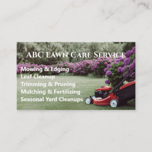 Lawnpro Premium Service Business Card