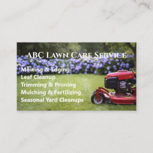 Lawnpro Premium Service Business Card