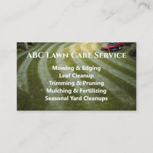 Lawnpro Premium Service Business Card