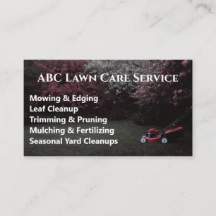 Lawnpro Premium Service Business Card