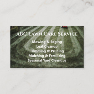 Lawnpro Premium Service Business Card