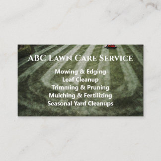 Lawnpro Premium Service Business Card