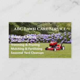 Lawnpro Premium Service Business Card
