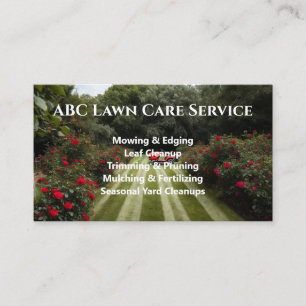 Lawnpro Premium Service Business Card