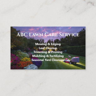 Lawnpro Premium Service Business Card