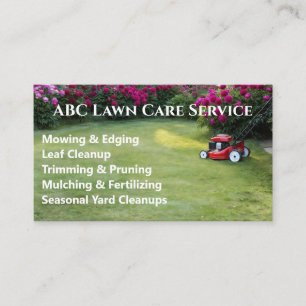 Lawnpro Premium Service Business Card
