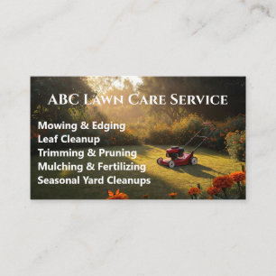 Lawnpro Premium Service Business Card