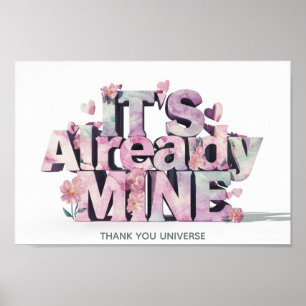 *~* Lawof Attraction Manifestation Whimsical AP85 Poster