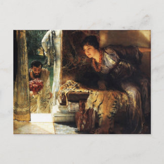Lawrence Alma-Tadema 1883 Welcome Footsteps Postcard