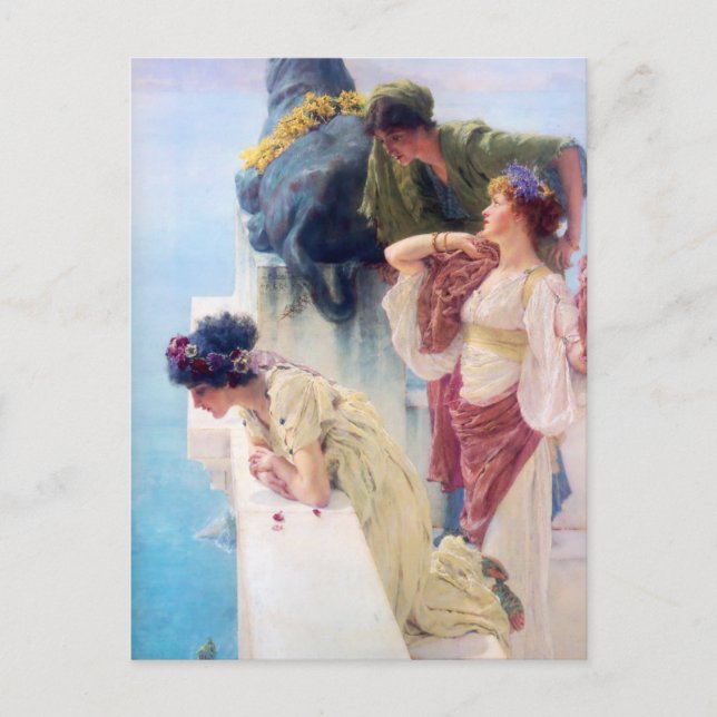 Lawrence Alma Tadema A Coign of Vantage Postcard (Front)