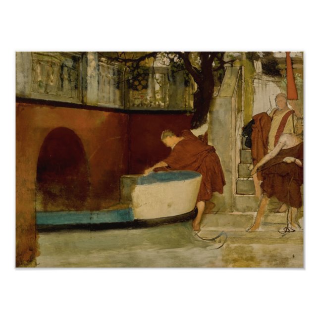 Lawrence Alma-Tadema -The Embarkation On The Barge Photo Print (Front)