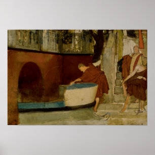 Lawrence Alma-Tadema -The Embarkation On The Barge Poster