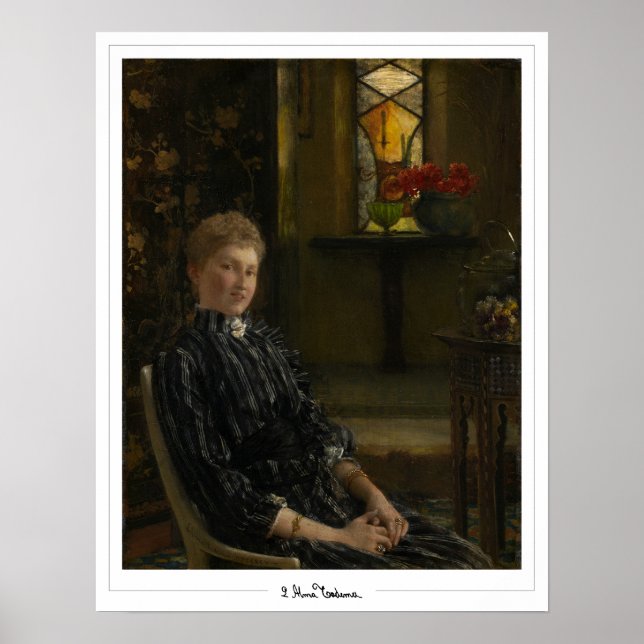 Lawrence Alma-Tadema Zedign Art Poster #106 (Front)