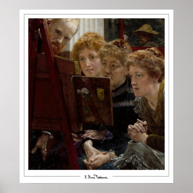 Lawrence Alma-Tadema Zedign Art Poster #125 (Front)