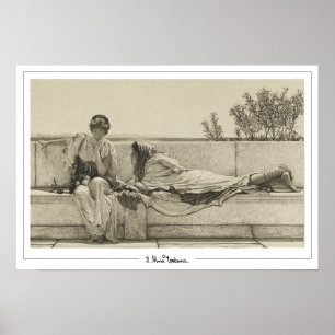 Lawrence Alma-Tadema Zedign Art Poster #318