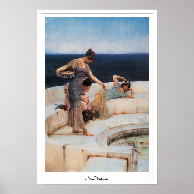 Lawrence Alma-Tadema Zedign Art Poster #56 (Front)