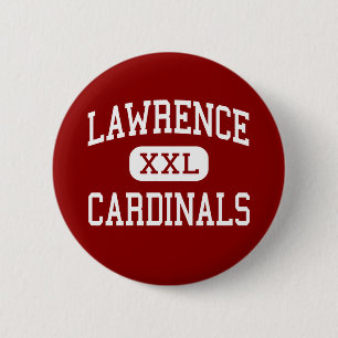 Lawrence - Cardinals - High - Trenton New Jersey 6 Cm Round Badge