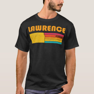Lawrence Kansas Vintage Distressed Souvenir T-Shirt