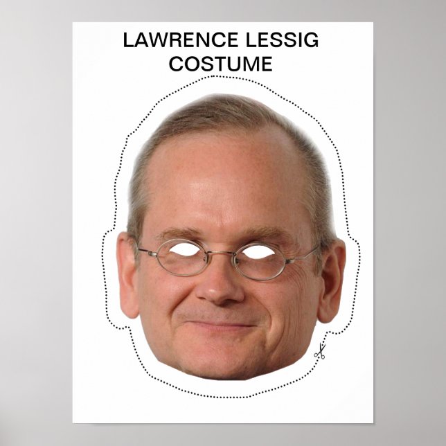 Lawrence Lessig Costume Poster (Front)
