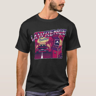 Lawrence Personalized Vintage Gamer 80s 90s T-Shirt