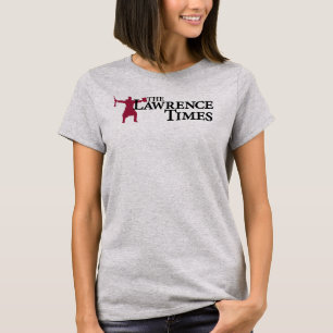Lawrence Times femme grey T-shirt (front only)