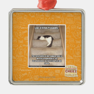 Laws of Kitteh Probability Metal Tree Decoration