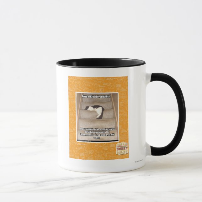 Laws of Kitteh Probability Mug (Right)
