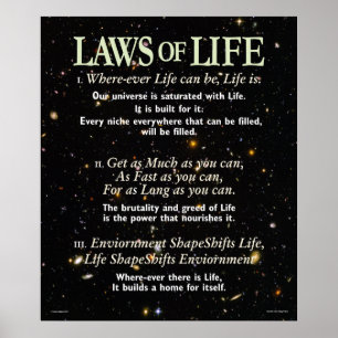 Laws of Life Poster