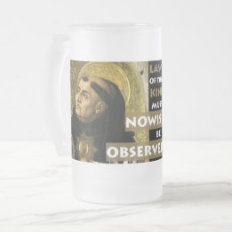 Laws of this Kind Aquinas Resistance frosted mug