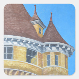 Lawson Tower Turrets Square Sticker