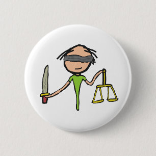 Lawyer 6 Cm Round Badge
