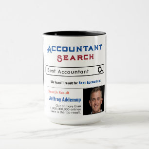 Lawyer Accountant Custom Best Search Gift Mug