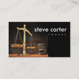 Lawyer Advocate Law Justice Business Card
