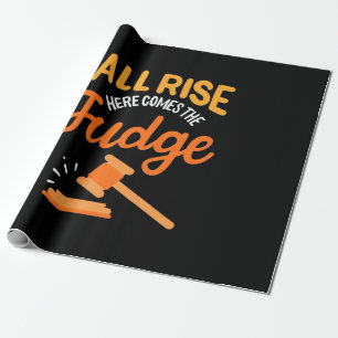 Lawyer All Rise Here Comes The Judge Wrapping Paper