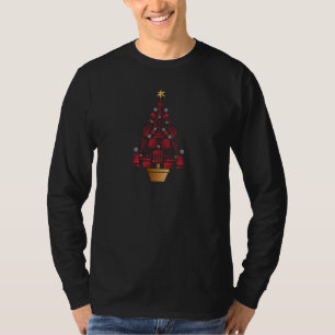 Lawyer Attorney Christmas Tree T-Shirt