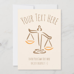 Lawyer   Attorney   Judge   Law Firm / Office Holiday Card