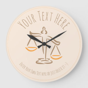 Lawyer   Attorney   Judge   Law Firm / Office Large Clock