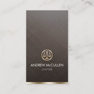 Lawyer Attorney Legal Law  Business Card
