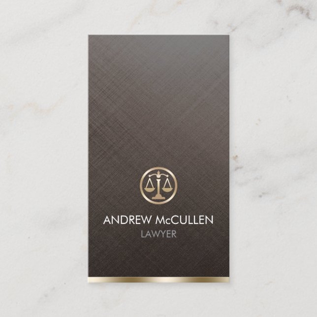 Lawyer Attorney Legal Law  Business Card (Front)