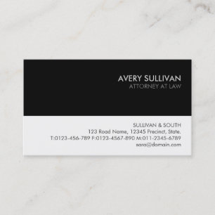 Lawyer Attorney Legal Law Business Card