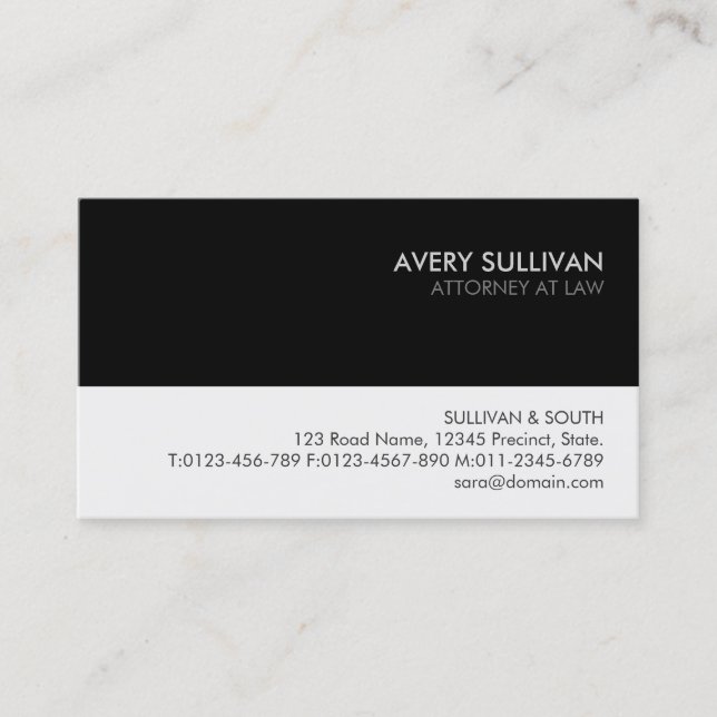 Lawyer Attorney Legal Law  Business Card (Front)