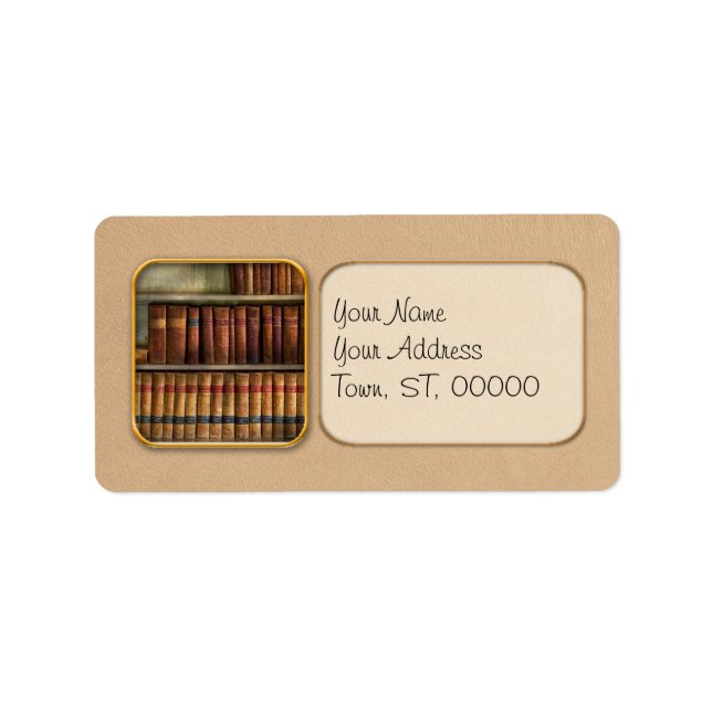 Lawyer - Books - Law books Label (Front)