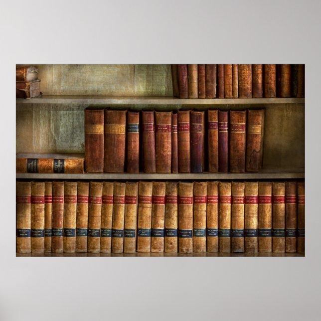 Lawyer - Books - Law books Poster (Front)