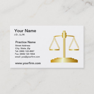 Lawyer Business Card