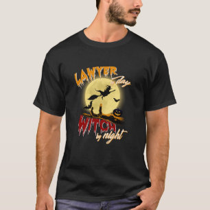 Lawyer by Day Witch by Night Halloween Sweatshirt T-Shirt