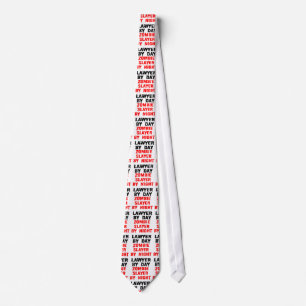 Lawyer by Day Zombie Slayer by Night Tie